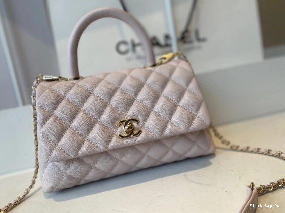 First Bag Ru FLAP WITH BAG CHANEL TOP HANDLE 0815